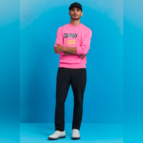 G/Fore The Tour 5 Pocket Black Golf Pants Polyester Size 36x32 In Onyx Black - Picture 4 of 14